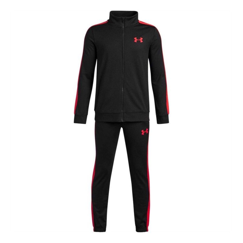 Under Armour Boys Rival Loose Tracksuit Set / Black/Red